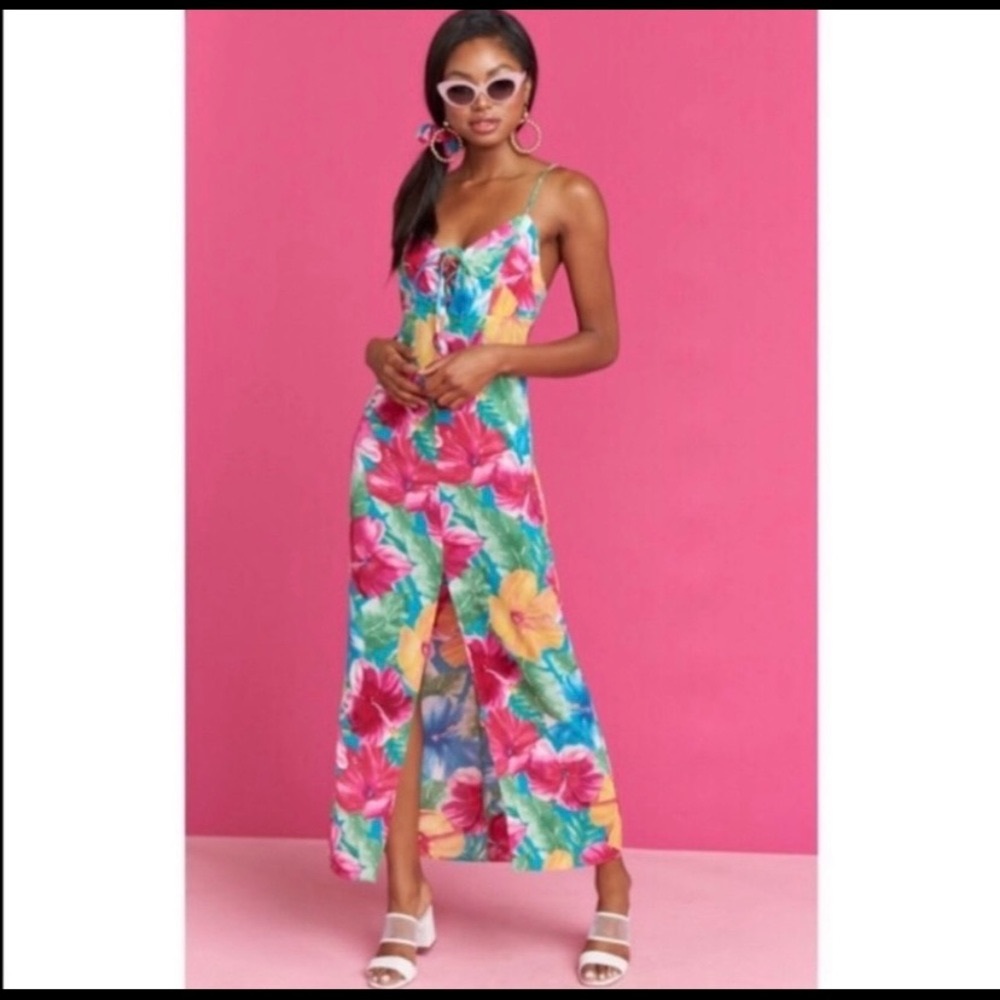 NEW Show Me Your MuMu Barbie Tropical Maxi Dress